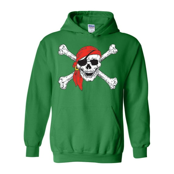 IWPF - Mens Sweatshirts and Hoodies - Jolly Roger Skull & Crossbones