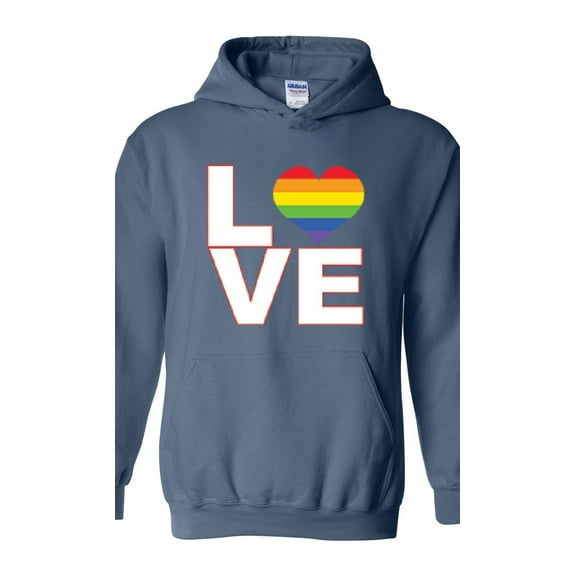 IWPF - Mens Sweatshirts and Hoodies - Love Rainbow