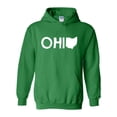 thumbnail image 1 of IWPF - Mens Sweatshirts and Hoodies - Ohio Map, 1 of 5