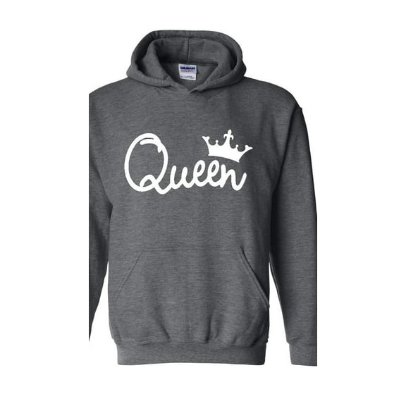IWPF - Mens Sweatshirts and Hoodies - Queen in White Crown