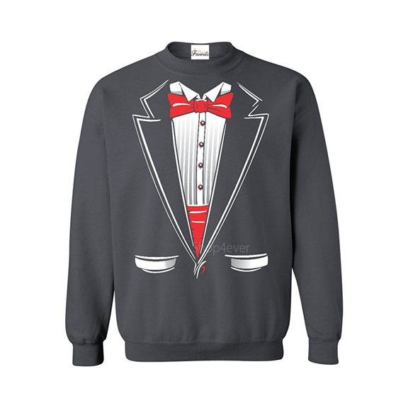 IWPF - Mens Sweatshirts and Hoodies - Tuxedo Prom Costume