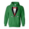 thumbnail image 1 of IWPF - Mens Sweatshirts and Hoodies - Tuxedo Prom Costume, 1 of 5