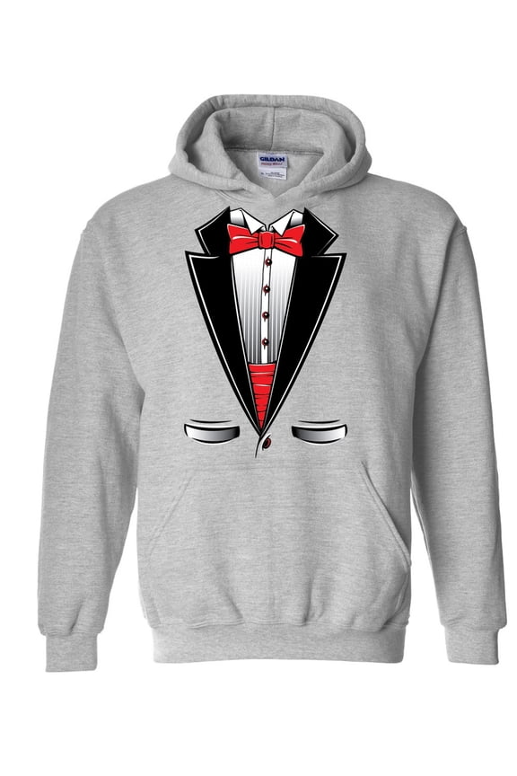 - Mens Sweatshirts and Hoodies - Tuxedo Prom Costume