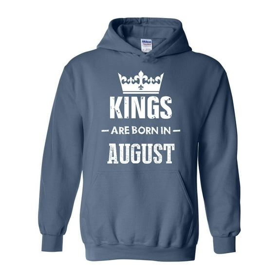 IWPF - Mens Sweatshirts and Hoodies - Birthday Gift Kings Are Born In August