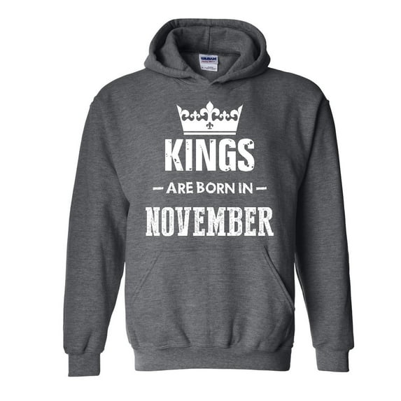 IWPF - Mens Sweatshirts and Hoodies, up to Size 5XL - Birthday Gift Kings Are Born In November