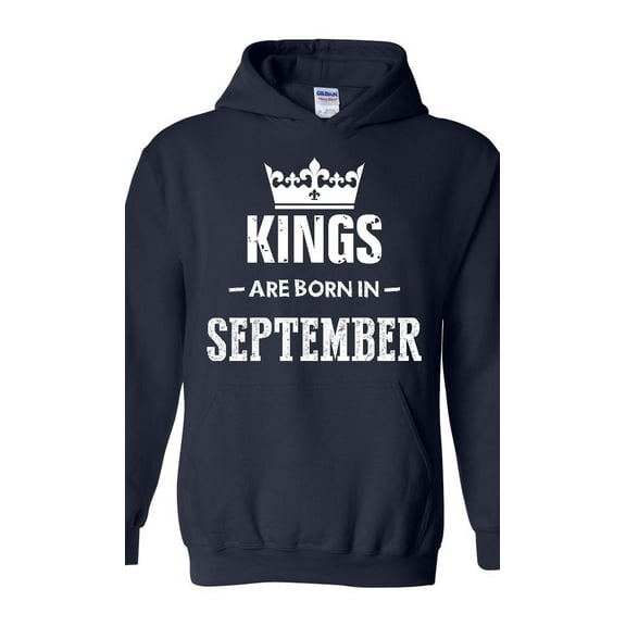 IWPF - Mens Sweatshirts and Hoodies, up to Size 5XL - Birthday Gift Kings Are Born In September