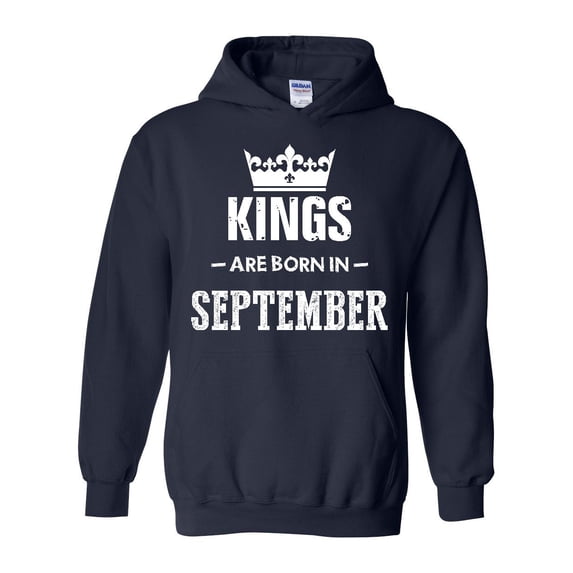 IWPF - Mens Sweatshirts and Hoodies, up to Size 5XL - Birthday Gift Kings Are Born In September