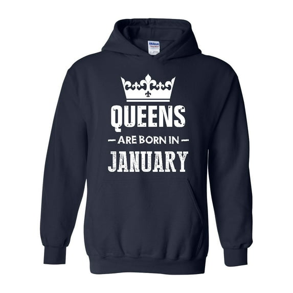 IWPF - Mens Sweatshirts and Hoodies - Birthday Gift Queens Are Born in January