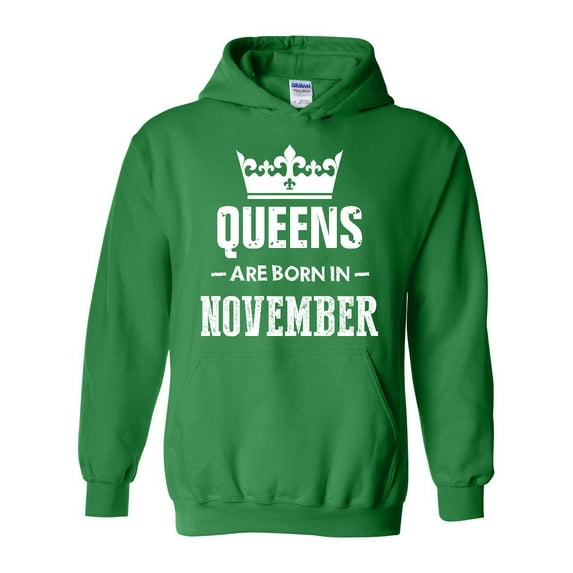 IWPF - Mens Sweatshirts and Hoodies, up to Size 5XL - Birthday Gift Queens Are Born in November