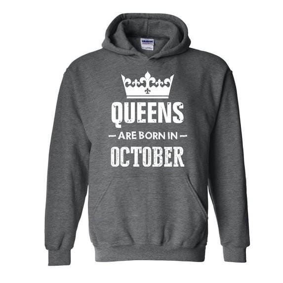 IWPF - Mens Sweatshirts and Hoodies - Birthday Gift Queens Are Born in October