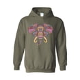 thumbnail image 1 of IWPF - Mens Sweatshirts and Hoodies, up to Size 5XL - Elephant Mosaic, 1 of 5