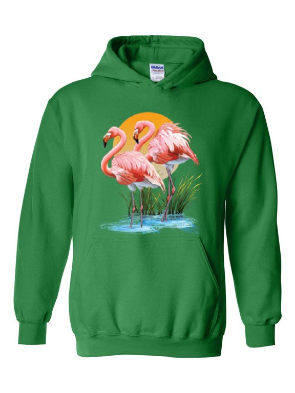 - Mens Sweatshirts and Hoodies, up to Size 5XL - Flamingo