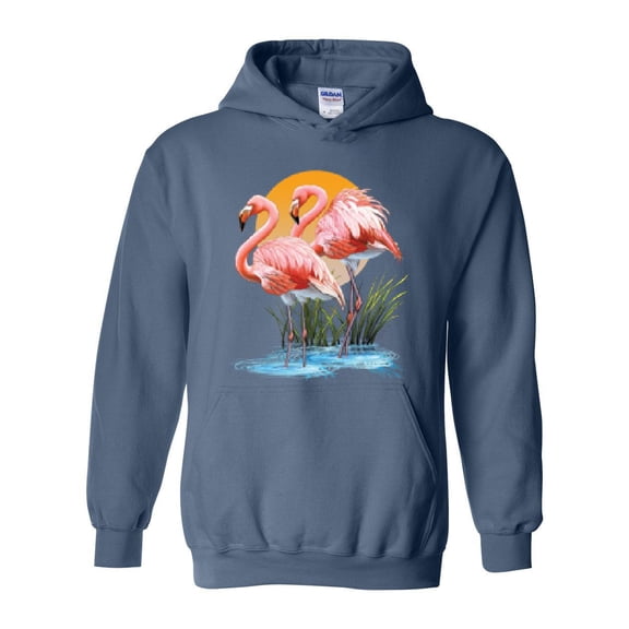 IWPF - Mens Sweatshirts and Hoodies, up to Size 5XL - Flamingo