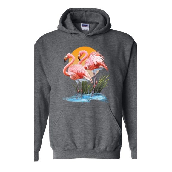 IWPF - Mens Sweatshirts and Hoodies, up to Size 5XL - Flamingo