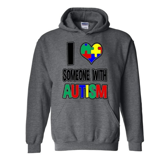 IWPF - Mens Sweatshirts and Hoodies, up to Size 5XL - I Love Someone With Autism