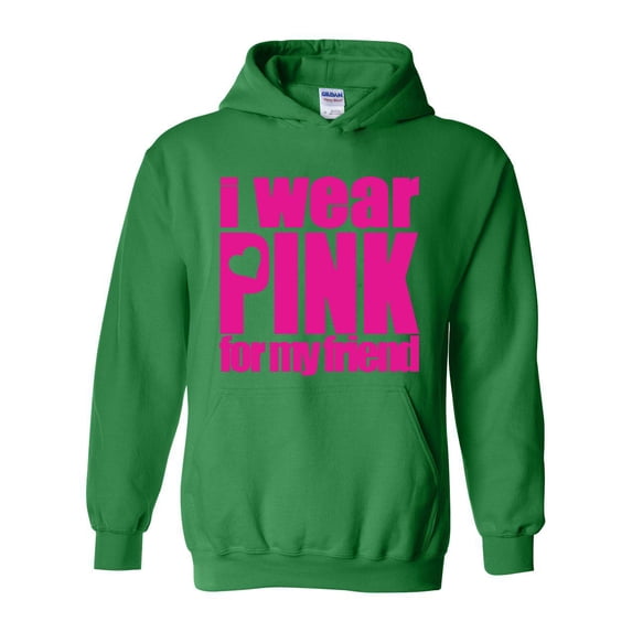 IWPF - Mens Sweatshirts and Hoodies, up to Size 5XL - I Wear Pink For My Friend