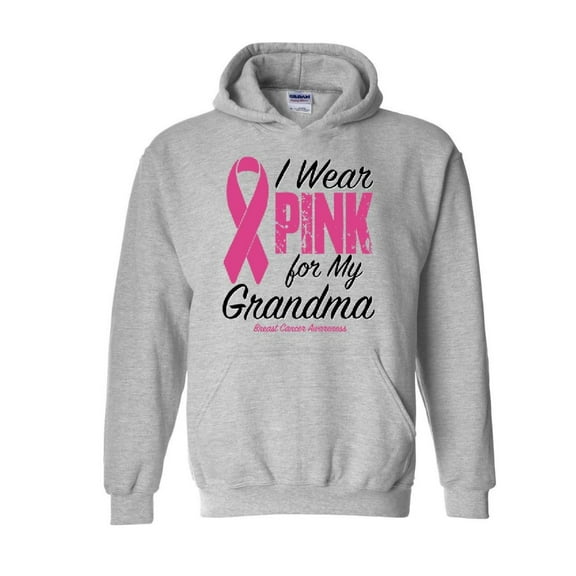 IWPF - Mens Sweatshirts and Hoodies, up to Size 5XL - I Wear Pink For My Grandma