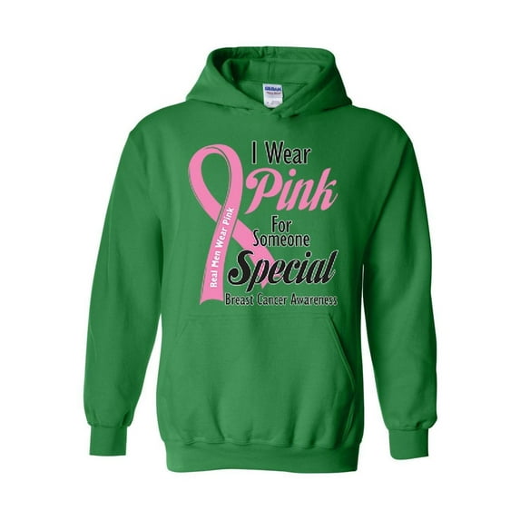 IWPF - Mens Sweatshirts and Hoodies, up to Size 5XL - I Wear Pink for Someone Special