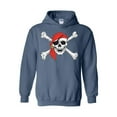 thumbnail image 1 of IWPF - Mens Sweatshirts and Hoodies, up to Size 5XL - Jolly Roger Skull & Crossbones, 1 of 5