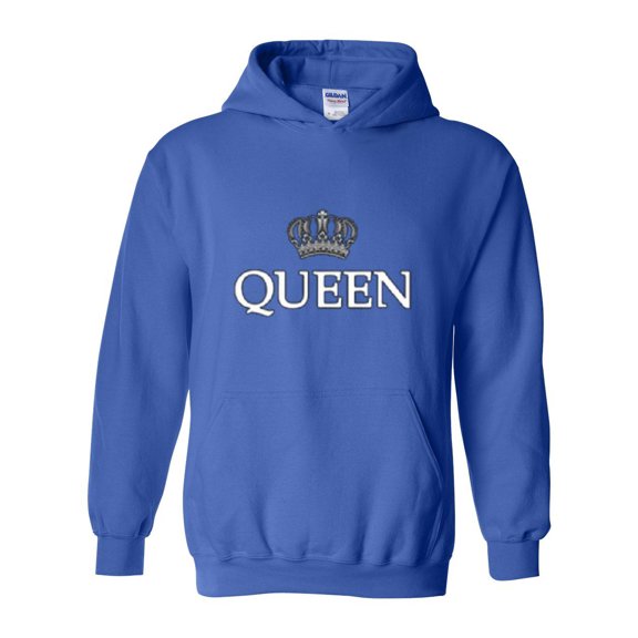 IWPF - Mens Sweatshirts and Hoodies, up to Size 5XL - Queen Crown