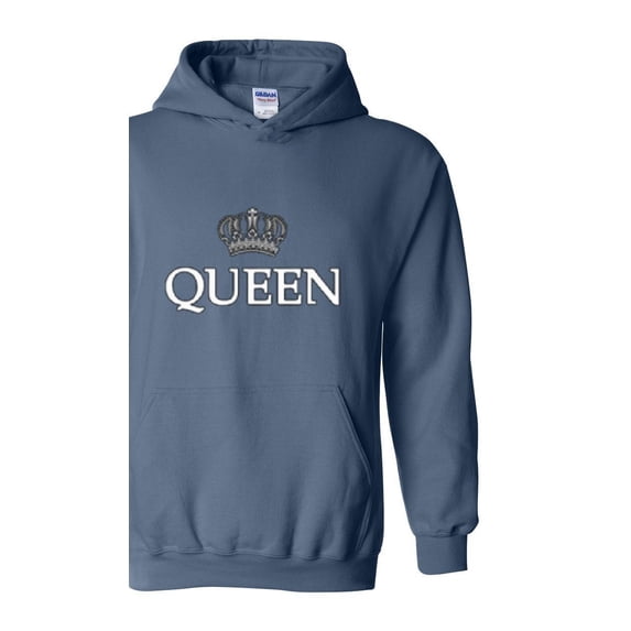 IWPF - Mens Sweatshirts and Hoodies, up to Size 5XL - Queen Crown
