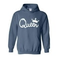 thumbnail image 1 of IWPF - Mens Sweatshirts and Hoodies, up to Size 5XL - Queen in White Crown, 1 of 5