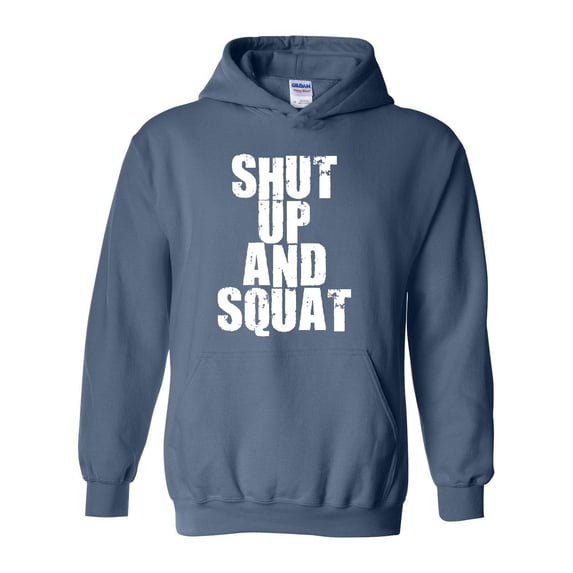 IWPF - Mens Sweatshirts and Hoodies, up to Size 5XL - Shut Up and Squat