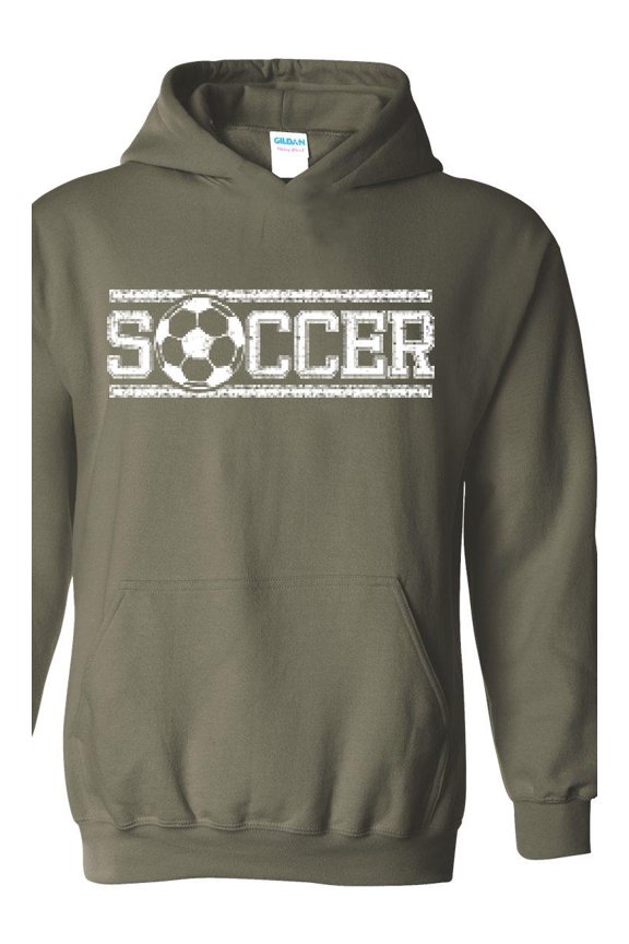- Mens Sweatshirts and Hoodies, up to Size 5XL - Soccer With Ball