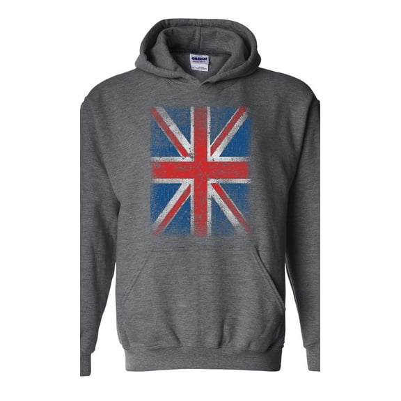IWPF - Mens Sweatshirts and Hoodies, up to Size 5XL - Union Jack British Flag