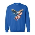 thumbnail image 1 of IWPF - Plus Sweatshirts and Hoodies - American Flag Eagle USA, 1 of 5
