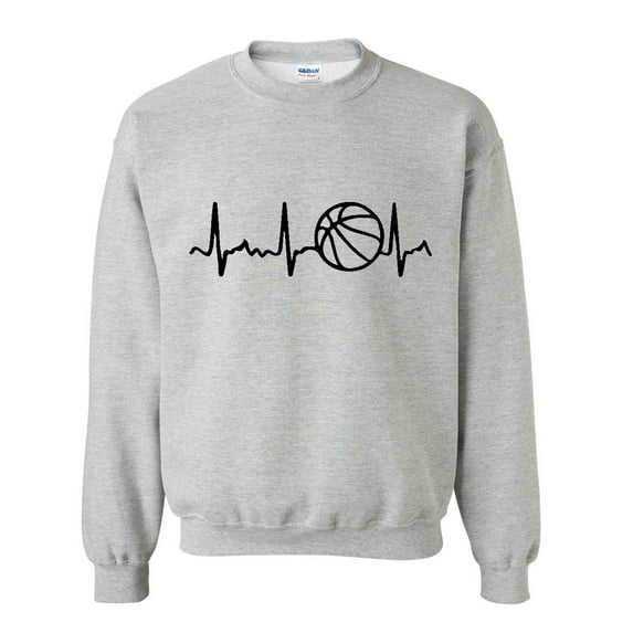 IWPF - Plus Sweatshirts and Hoodies - Basketball Heartbeat
