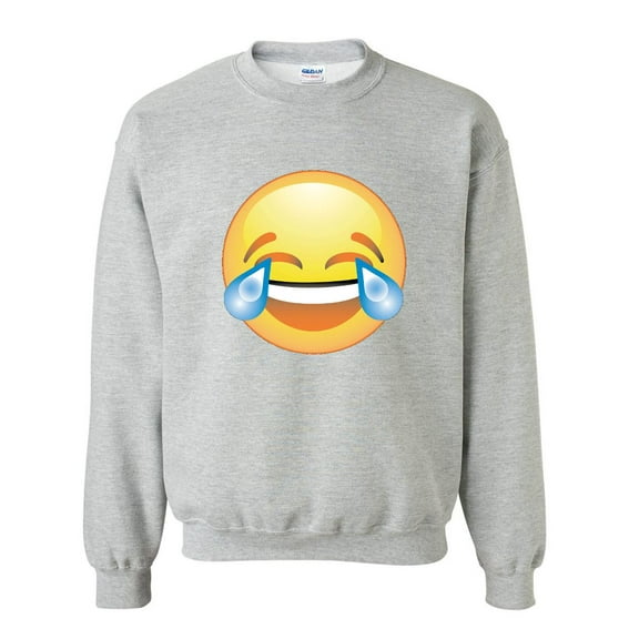 IWPF - Plus Sweatshirts and Hoodies - Emoji Laughing Tears