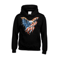 thumbnail image 1 of IWPF - Women Sweatshirts and Hoodies - American Flag Eagle USA, 1 of 5