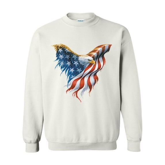 IWPF - Women Sweatshirts and Hoodies - American Flag Eagle USA