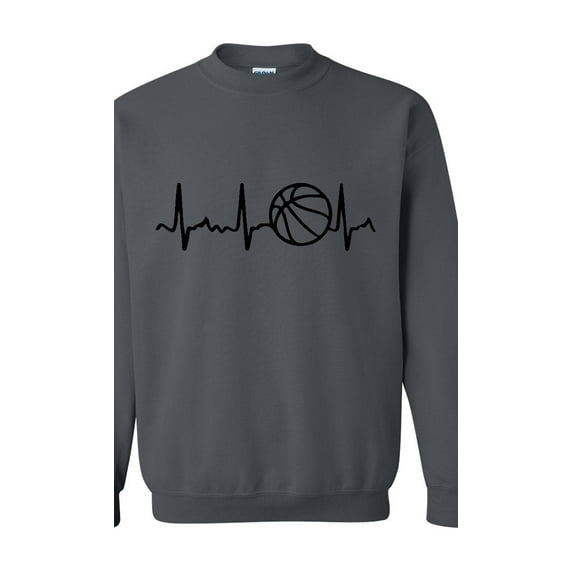 IWPF - Women Sweatshirts and Hoodies - Basketball Heartbeat