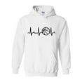 thumbnail image 1 of IWPF - Women Sweatshirts and Hoodies - Basketball Heartbeat, 1 of 5