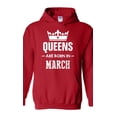 thumbnail image 1 of IWPF - Women Sweatshirts and Hoodies - Birthday Gift Queens Are Born in March, 1 of 5