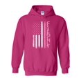 thumbnail image 1 of IWPF - Women Sweatshirts and Hoodies - Cancer Ribbon American Flag, 1 of 5