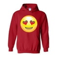 thumbnail image 1 of IWPF - Women Sweatshirts and Hoodies - Emoji Heart-Shaped Eyes, 1 of 5