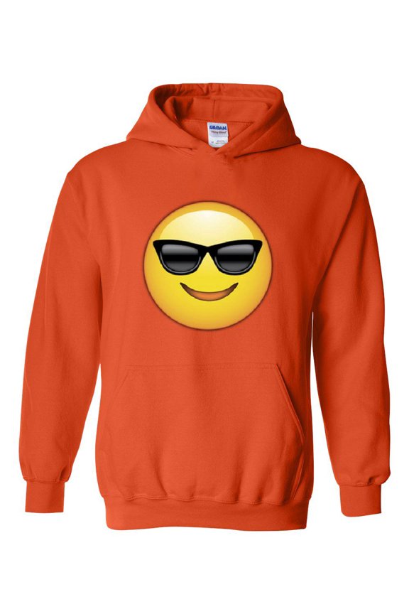 - Women Sweatshirts and Hoodies - Emoji with Sunglasses
