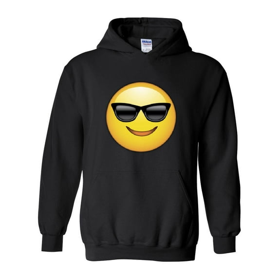 IWPF - Women Sweatshirts and Hoodies - Emoji with Sunglasses
