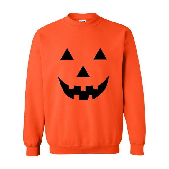 IWPF - Women Sweatshirts and Hoodies - Halloween Costume Pumpkin Face