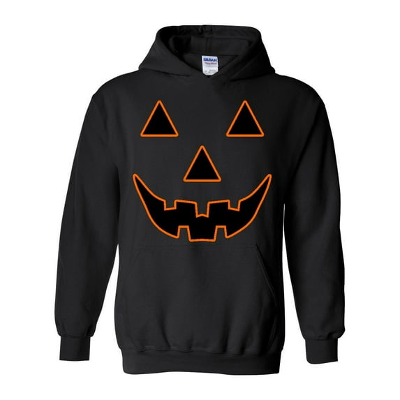IWPF - Women Sweatshirts and Hoodies - Halloween Costume Pumpkin Face