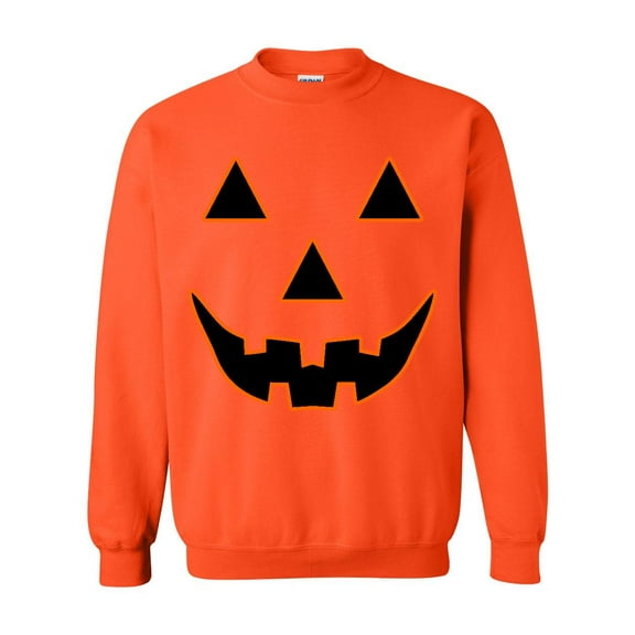 IWPF - Women Sweatshirts and Hoodies - Halloween Costume Pumpkin Face