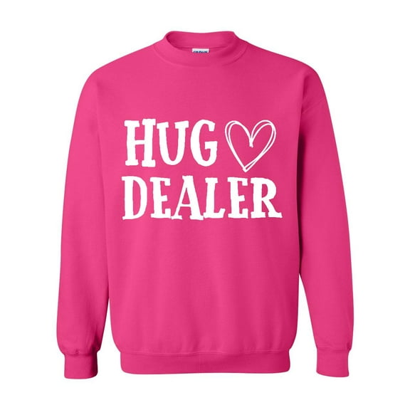 IWPF - Women Sweatshirts and Hoodies - Hug Dealer w Heart