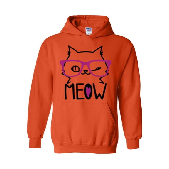 IWPF - Women Sweatshirts and Hoodies - Meow Cute Cat Kitty