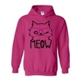 thumbnail image 1 of IWPF - Women Sweatshirts and Hoodies - Meow Cute Cat Kitty, 1 of 5
