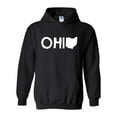 thumbnail image 1 of IWPF - Women Sweatshirts and Hoodies - Ohio Map, 1 of 5