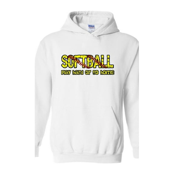 IWPF - Women Sweatshirts and Hoodies - Softball Play Hard or Go Home