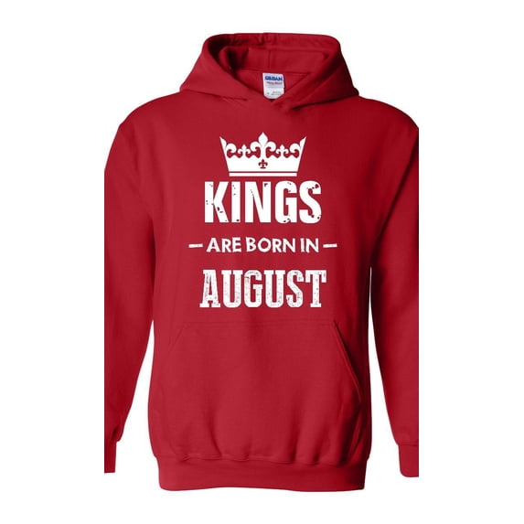 IWPF - Women Sweatshirts and Hoodies, up to Size 5XL - Birthday Gift Kings Are Born In August